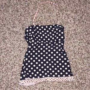 Polka Dot Bathing Suit Top